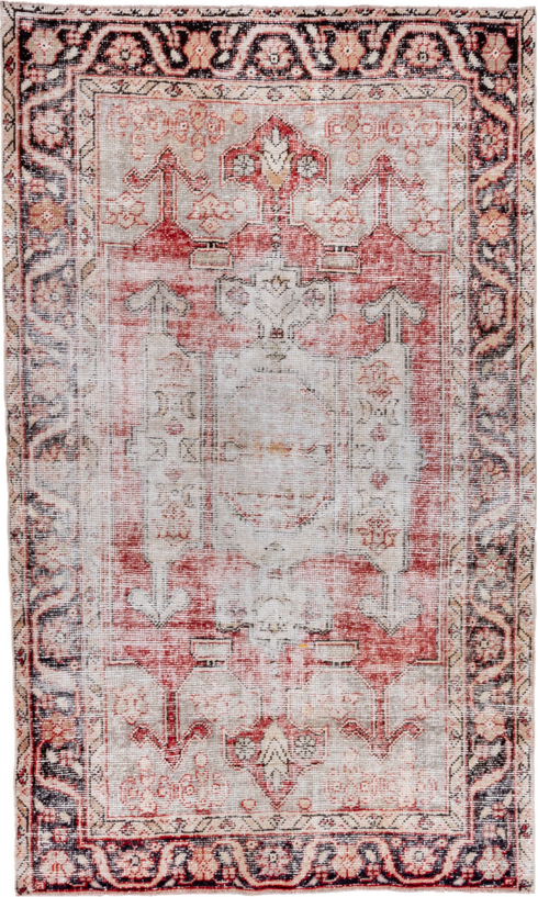 Vintage Oushak Area Rug (4' x 7')